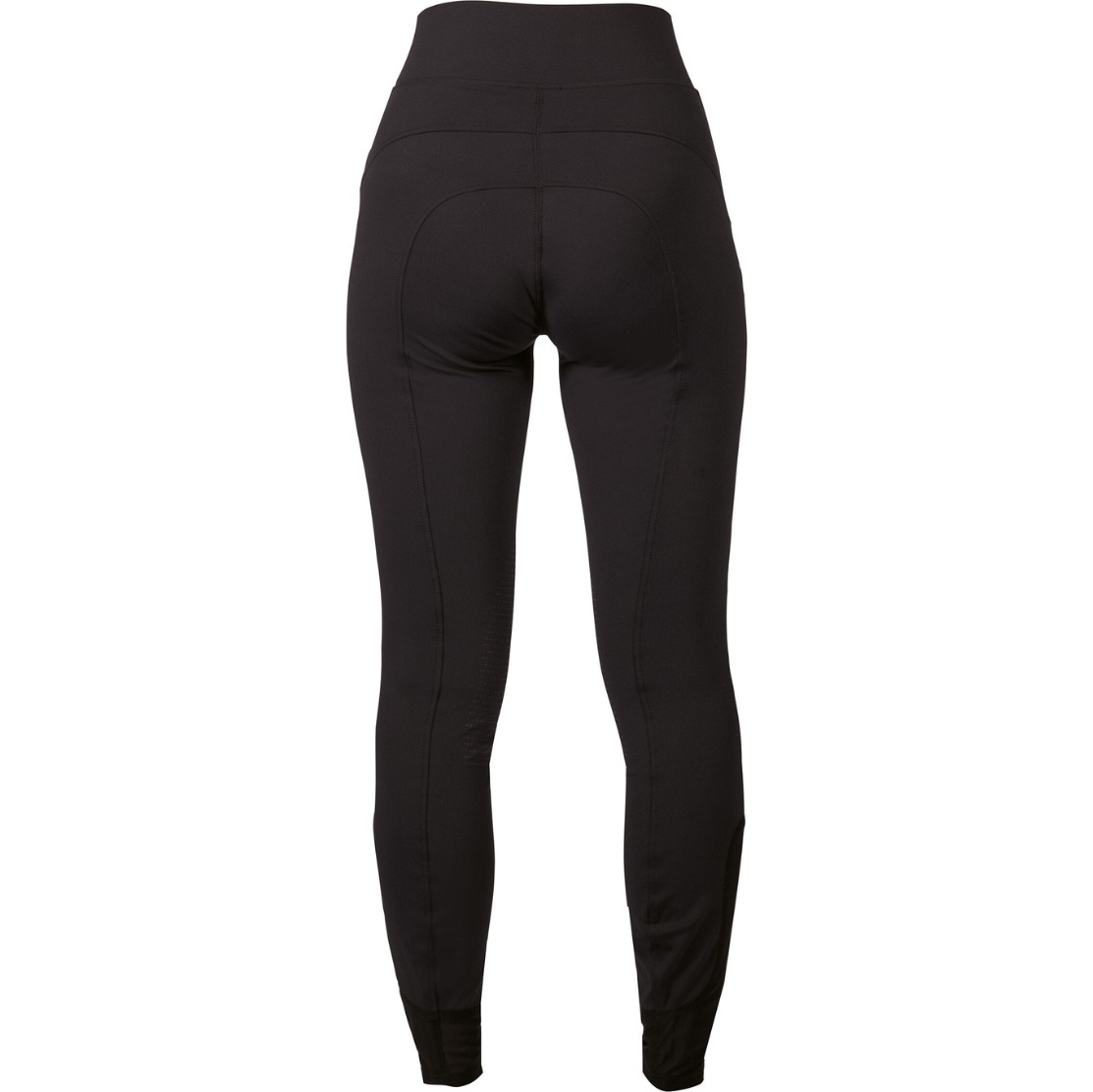 2026 HKM Womens Riding Leggings Tammy Silicone Knee Patch 15869 - Black